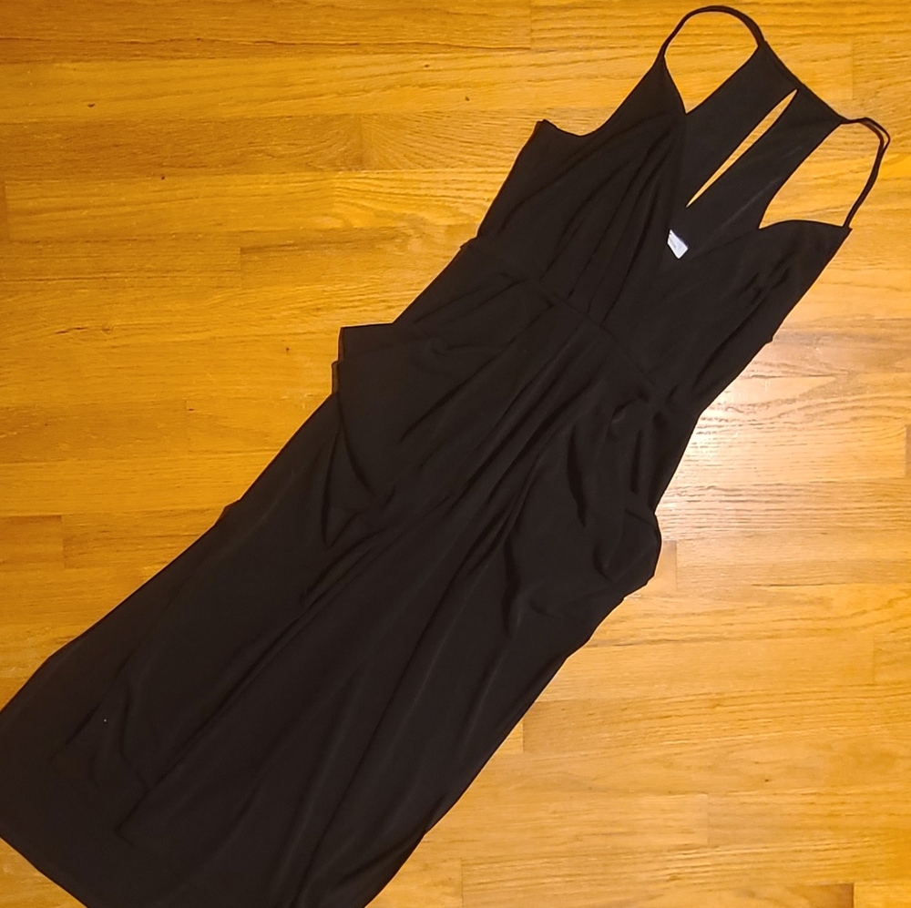 BCBGeneration Black Halter Cocktail Dress